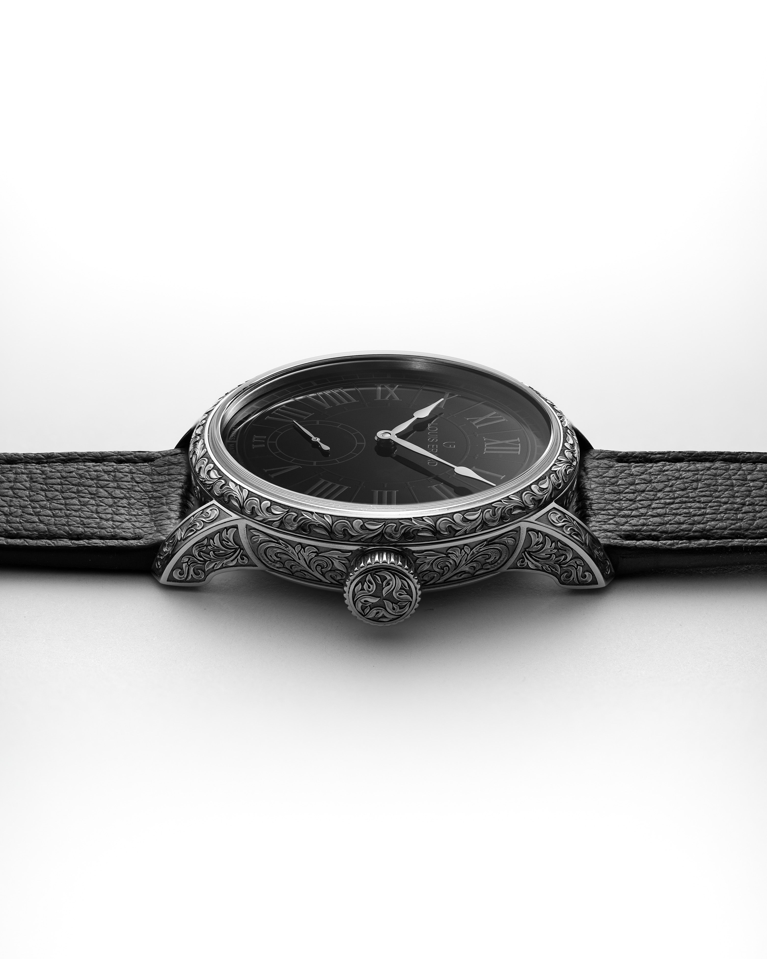 Louis Erard Hand-Engraved Watch