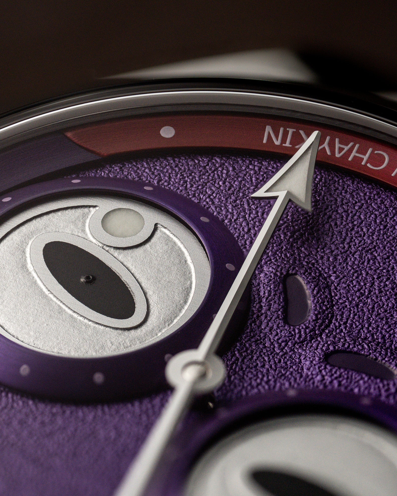 Louis Erard x KONSTANTIN CHAYKIN UNFROGETTABLE Purple Watch