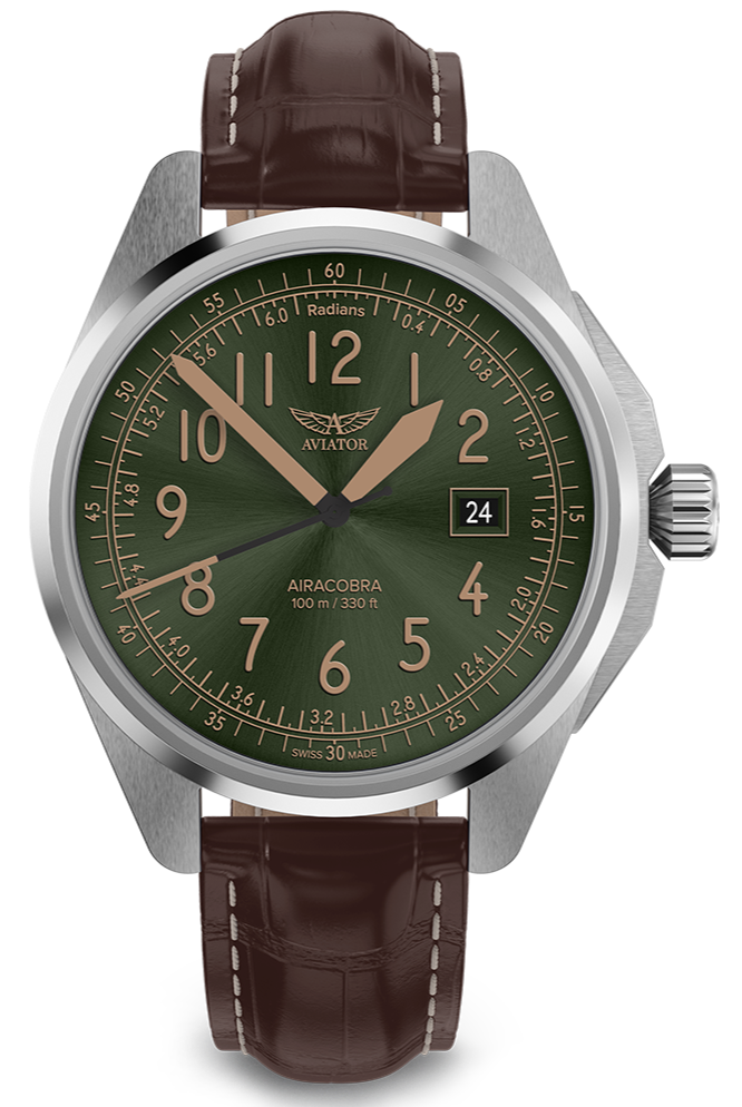 AVIATOR SWISS AIRACOBRA 43 TYPE B V.1.38.0.329.4 watch