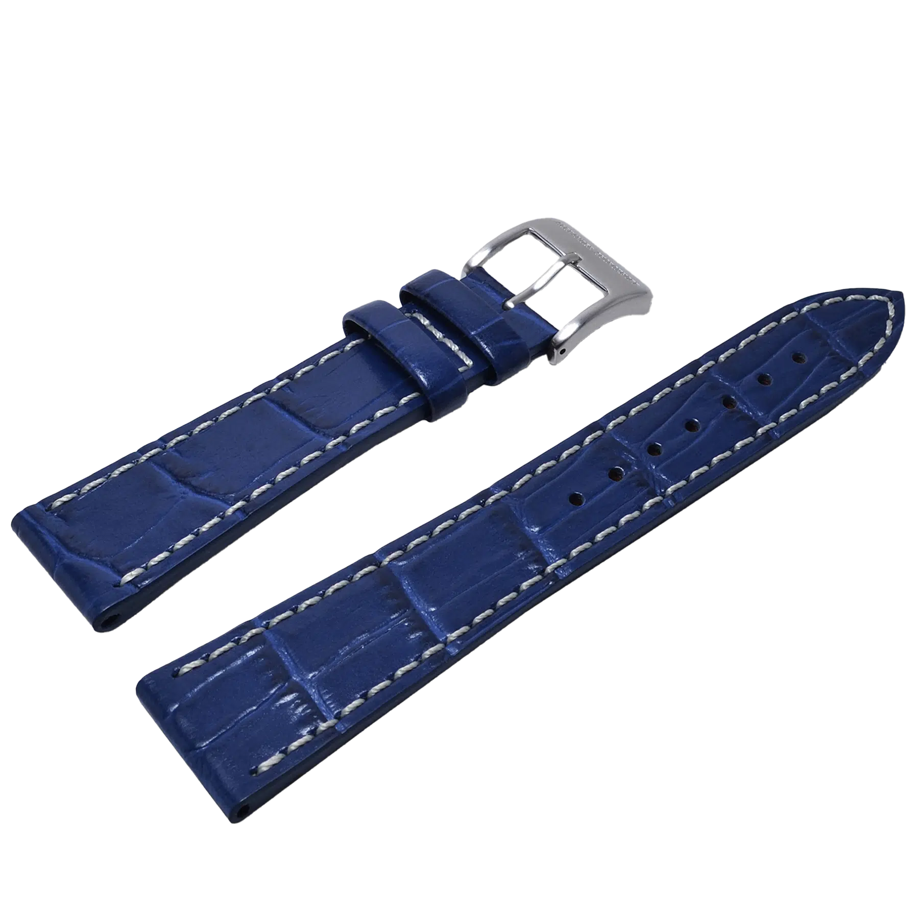 Alexander Shorokhoff calfskin leather strap - blue