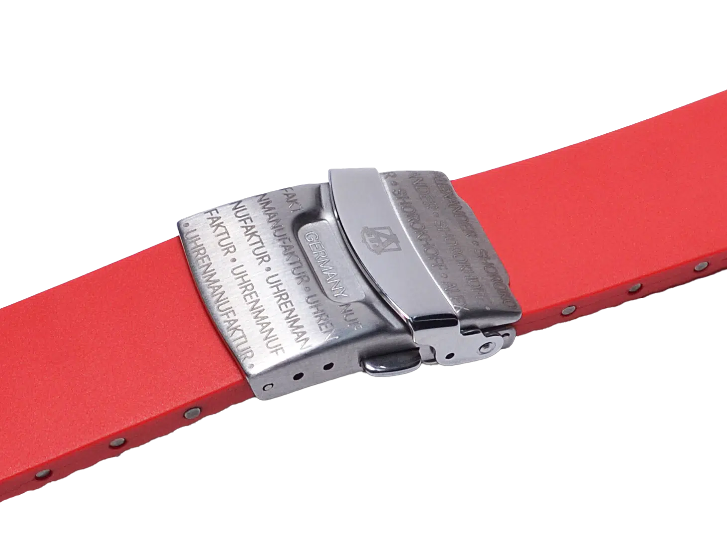 Alexander Shorokhoff rubber strap - red