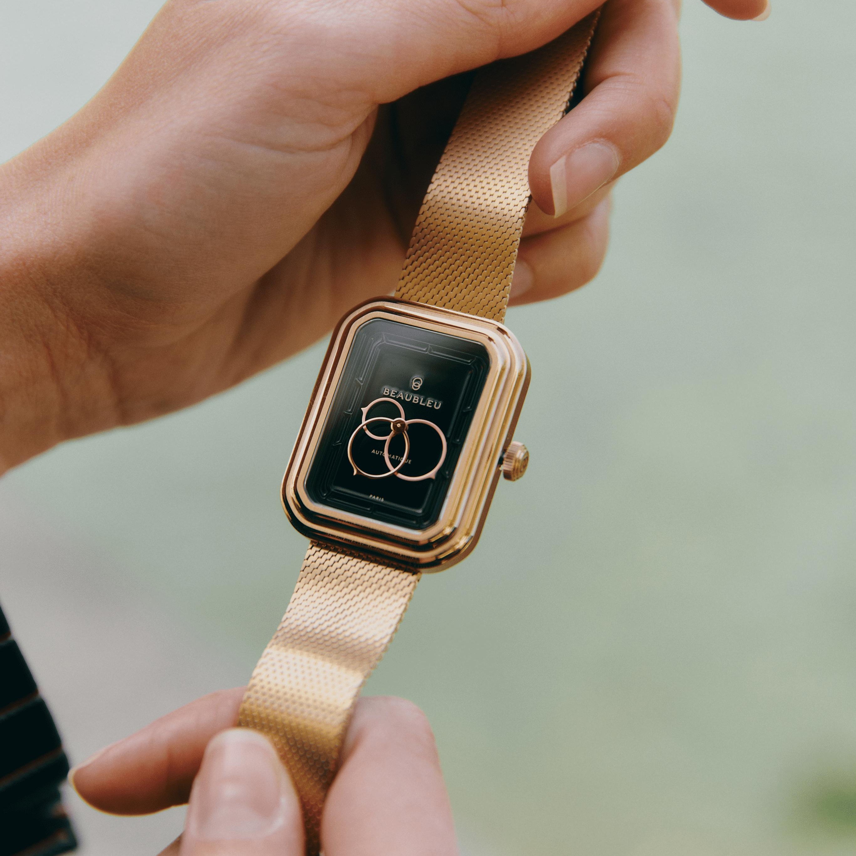 Beaubleu Ecce Figura Onyx watch