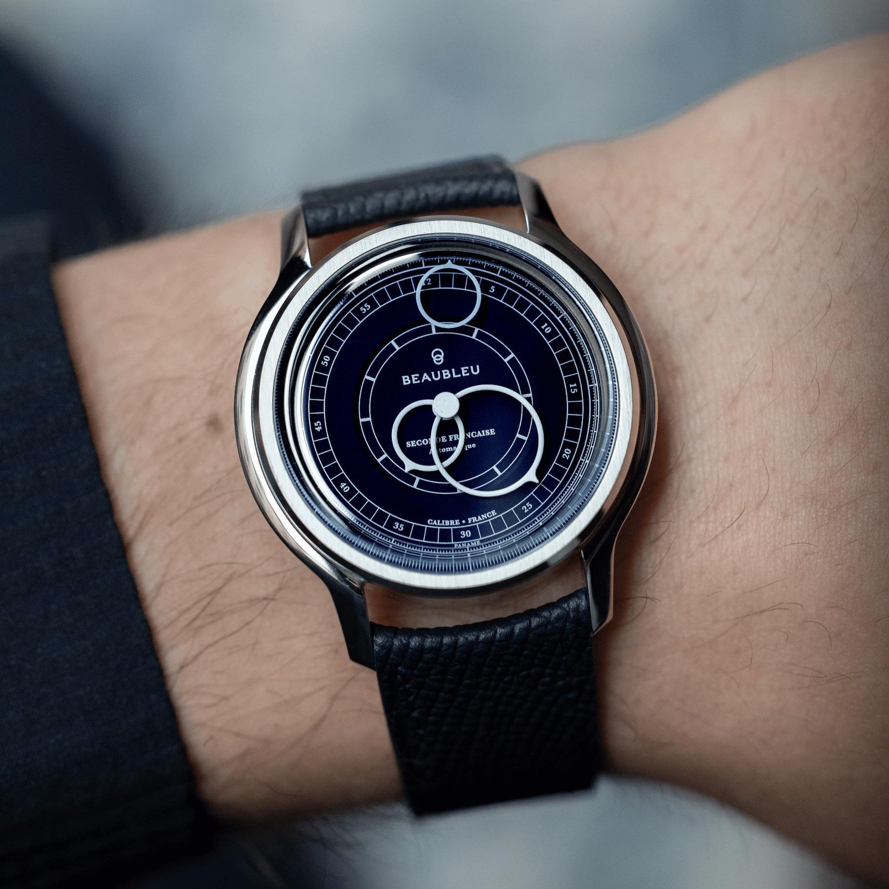 Hodinky Beaubleu Seconde Française 19.24 Midnight Blue