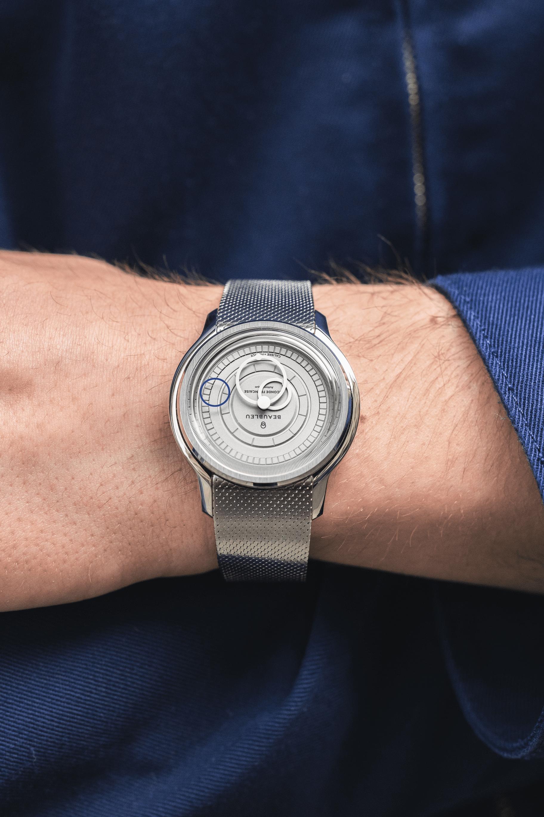 Hodinky Beaubleu Seconde Française 20.24 Pearl Gray