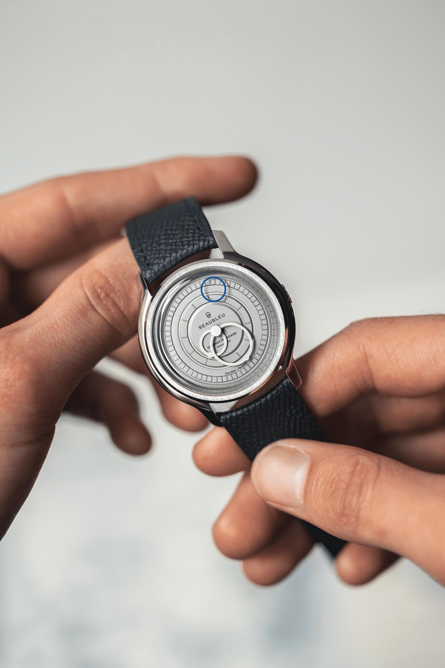 Hodinky Beaubleu Seconde Française 20.24 Pearl Gray