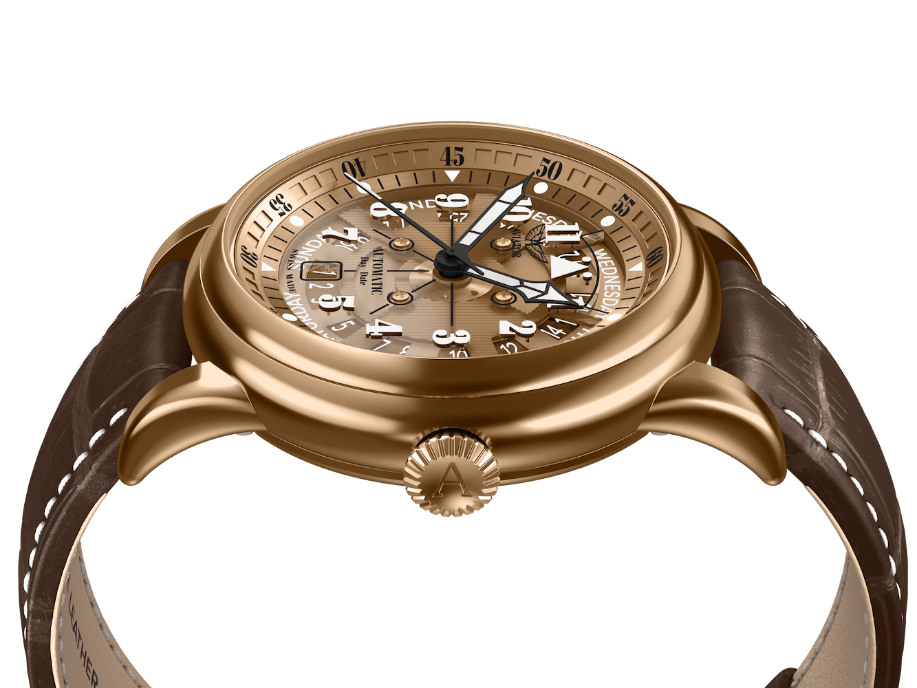 AVIATOR SWISS DOUGLAS DAY-DATE MECA-41 V.3.36.8.290.4 watch