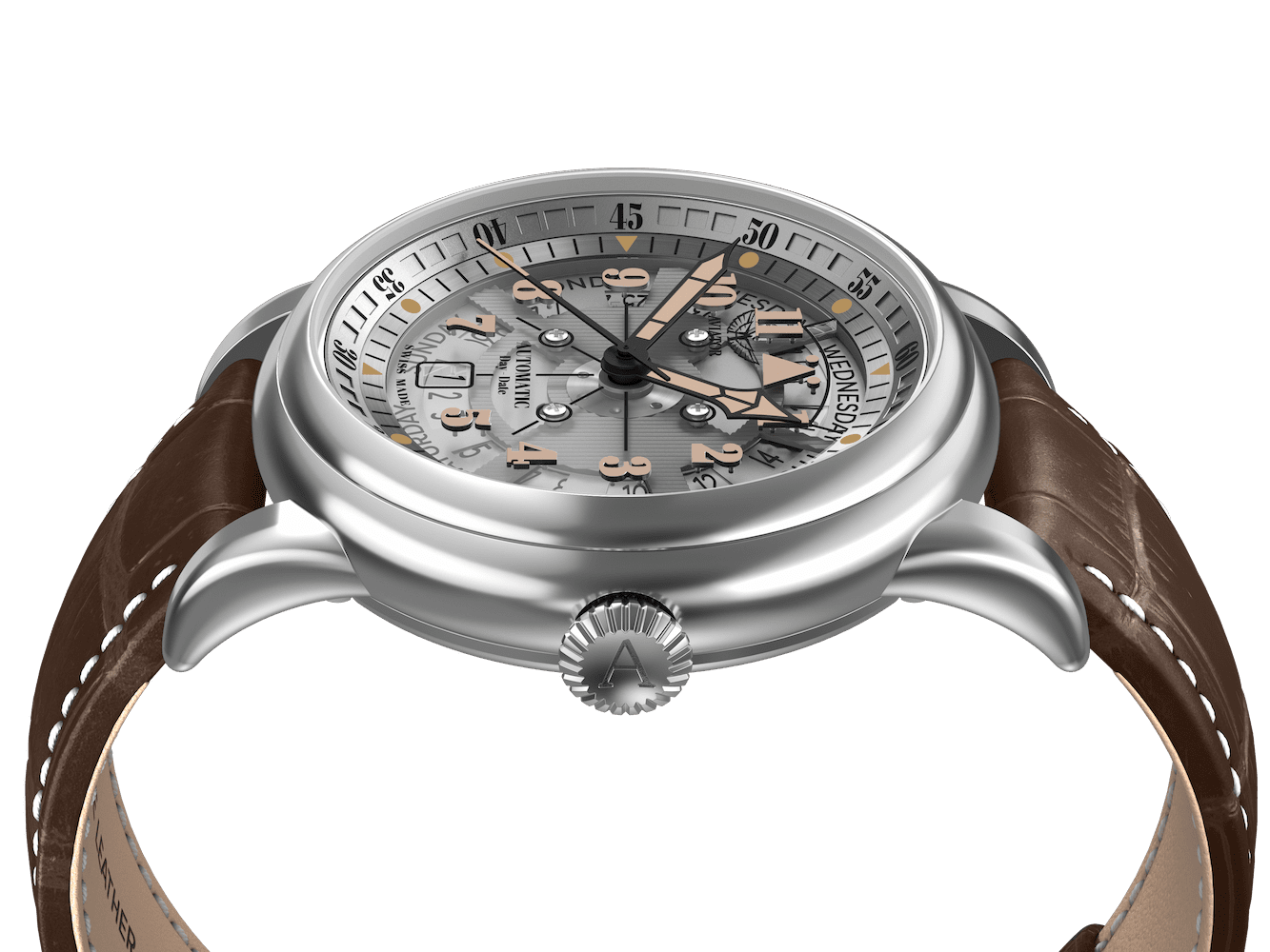 AVIATOR SWISS DOUGLAS DAY-DATE MECA-41 V.3.36.0.286.4 watch