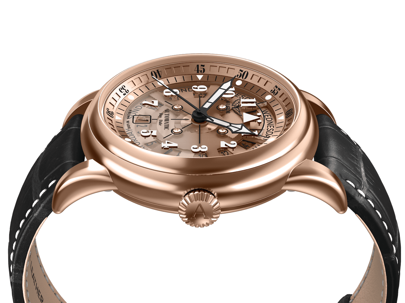 AVIATOR SWISS DOUGLAS DAY-DATE MECA-41 V.3.36.2.288.4 watch