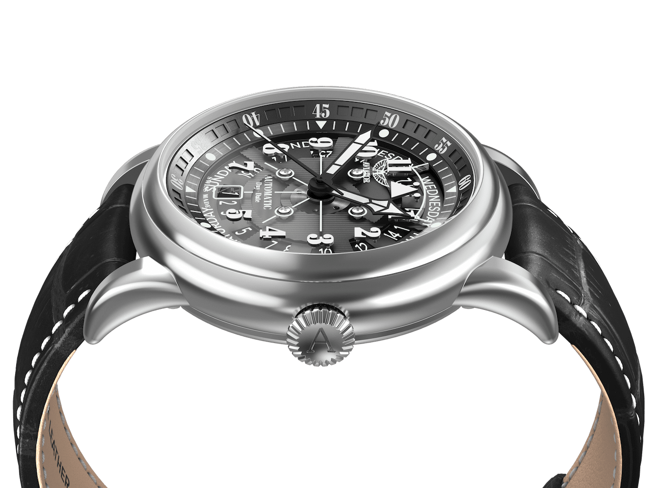 AVIATOR SWISS DOUGLAS DAY-DATE MECA-41 V.3.36.0.284.4 watch