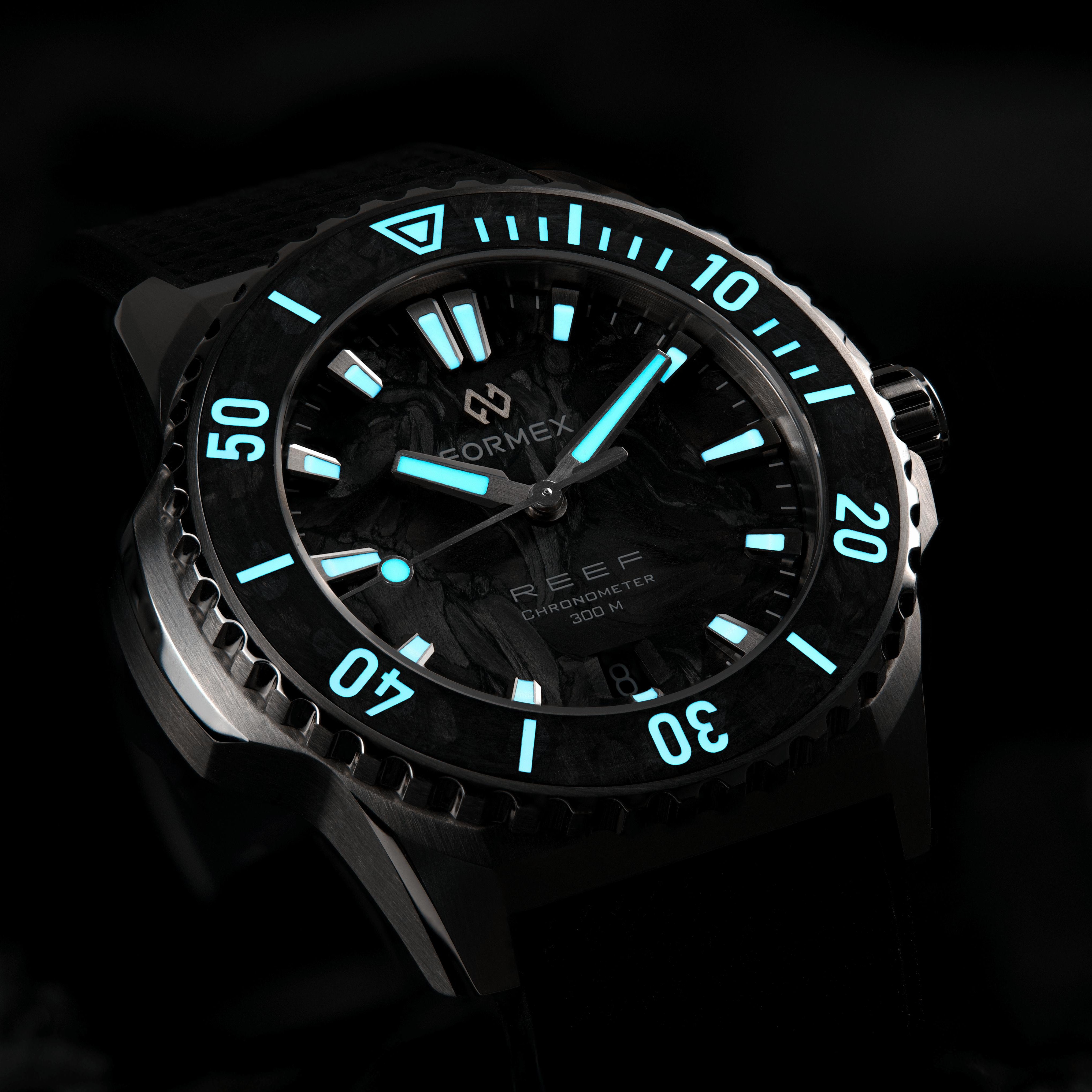 Formex Reef 39.5mm Watches - Forged Carbon
