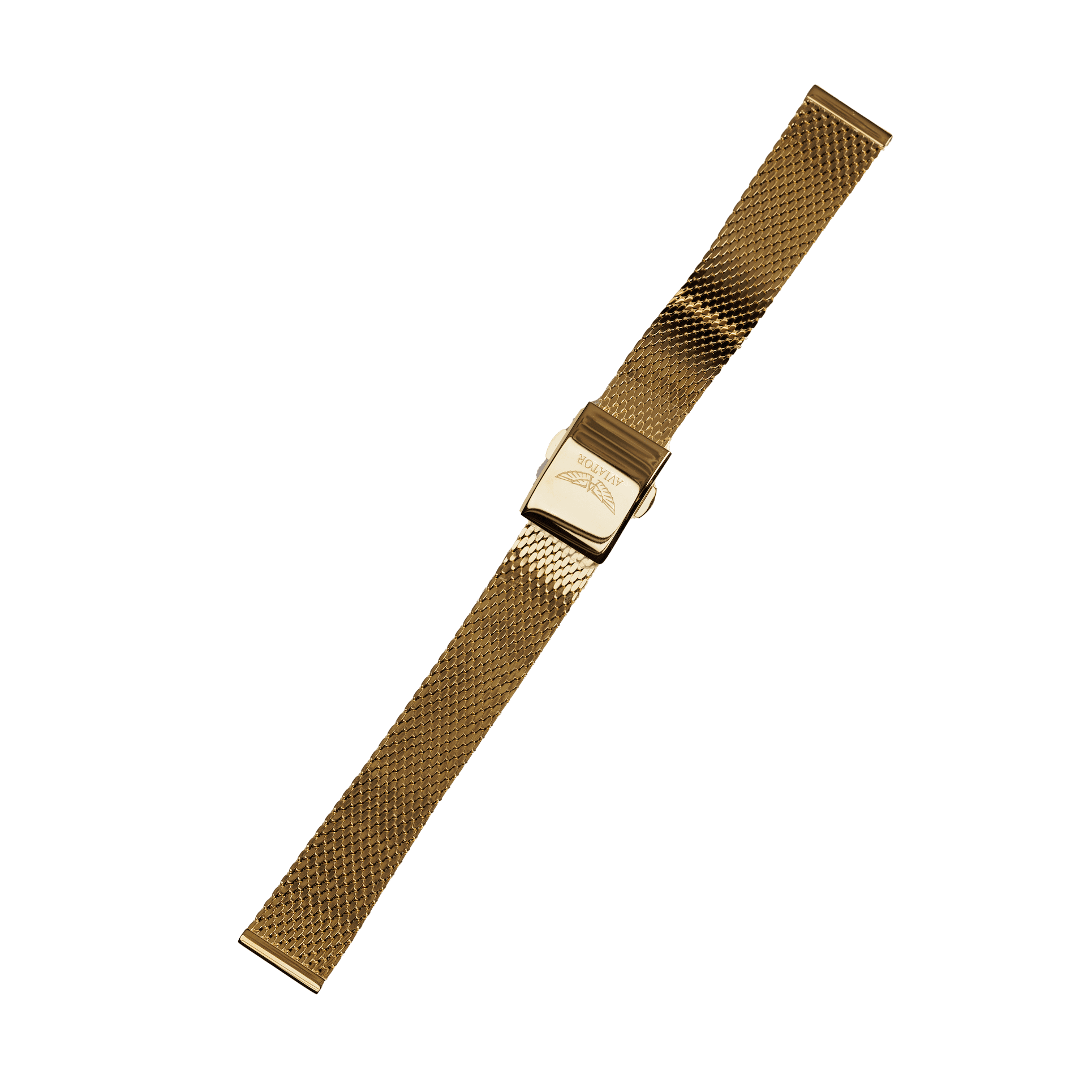 Aviator Swiss metal bracelet for Moonflight model - gold