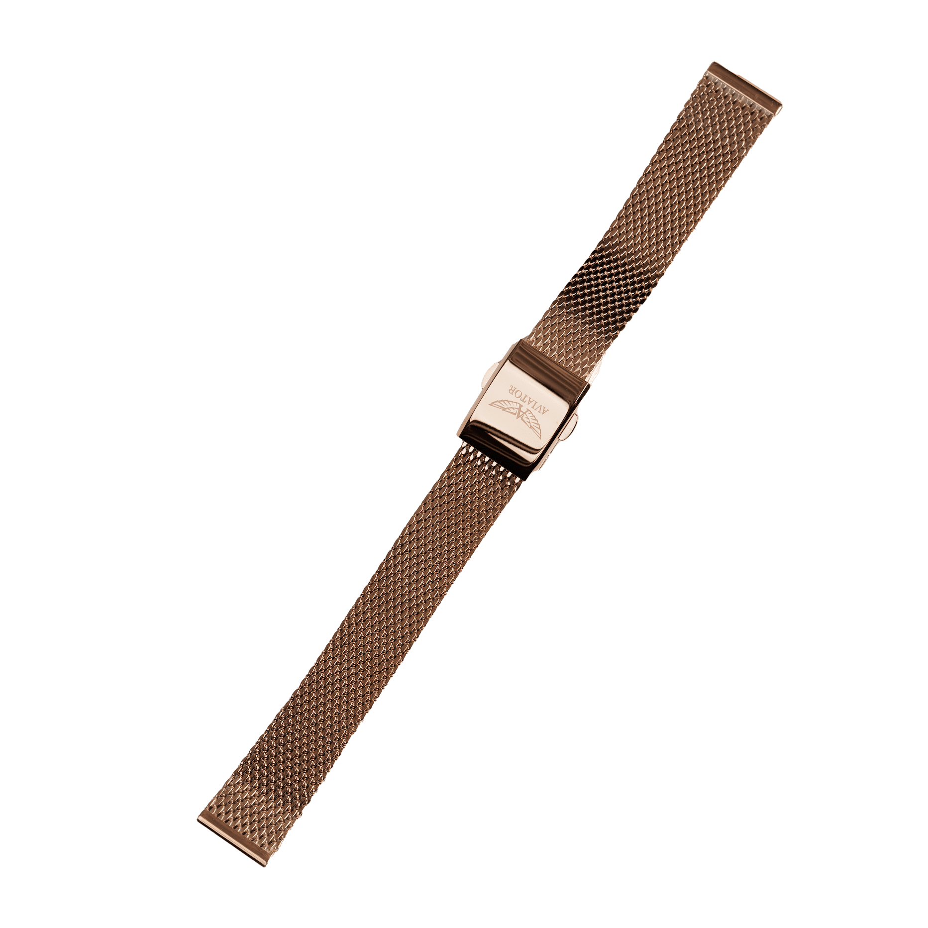 Aviator Swiss metal bracelet for Moonflight model - gold