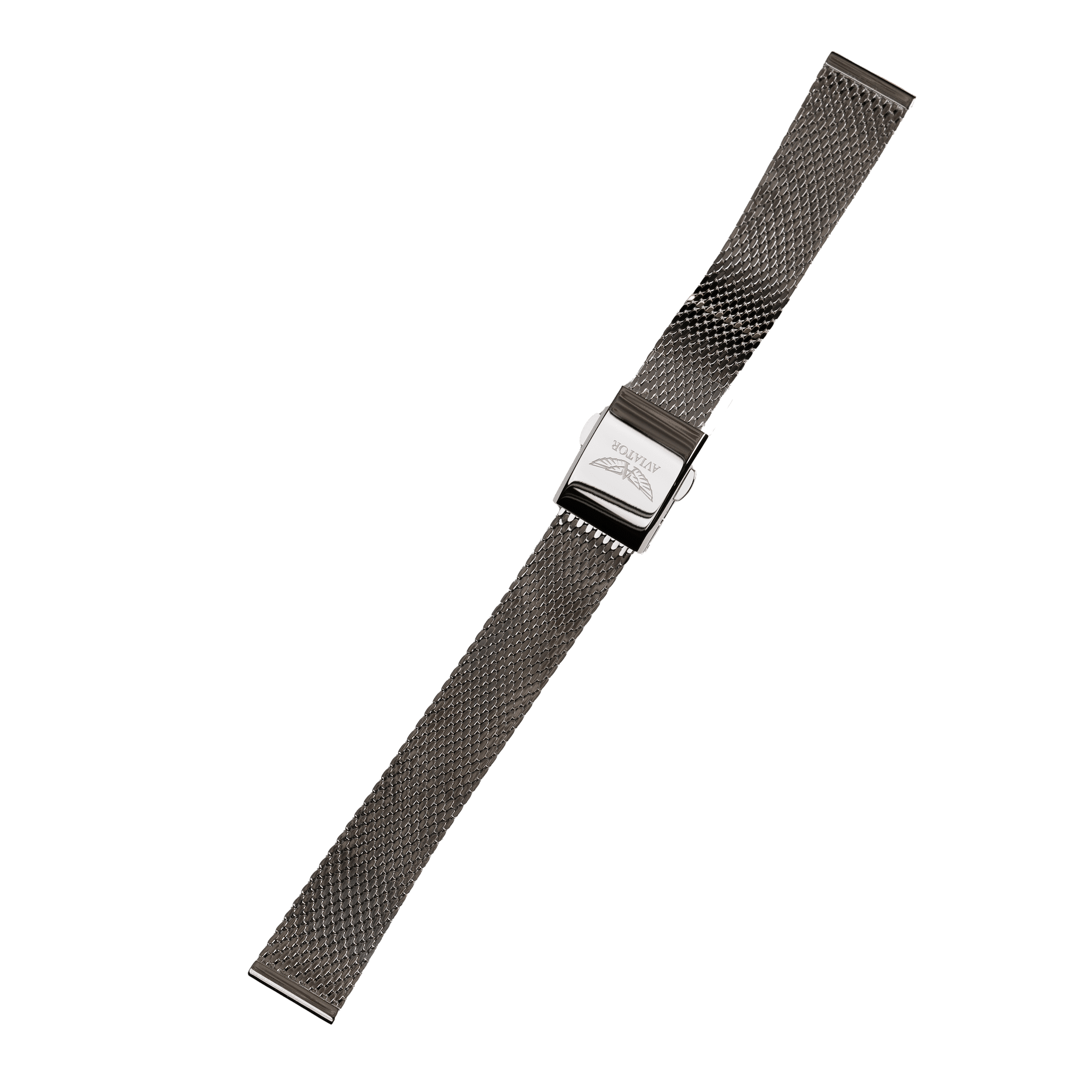 Aviator Swiss metal bracelet for Moonflight model - steel