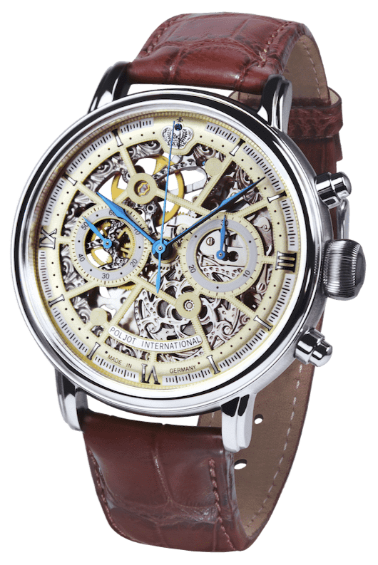 Hodinky Poljot International Nicolai II Skeleton 2901.194S012