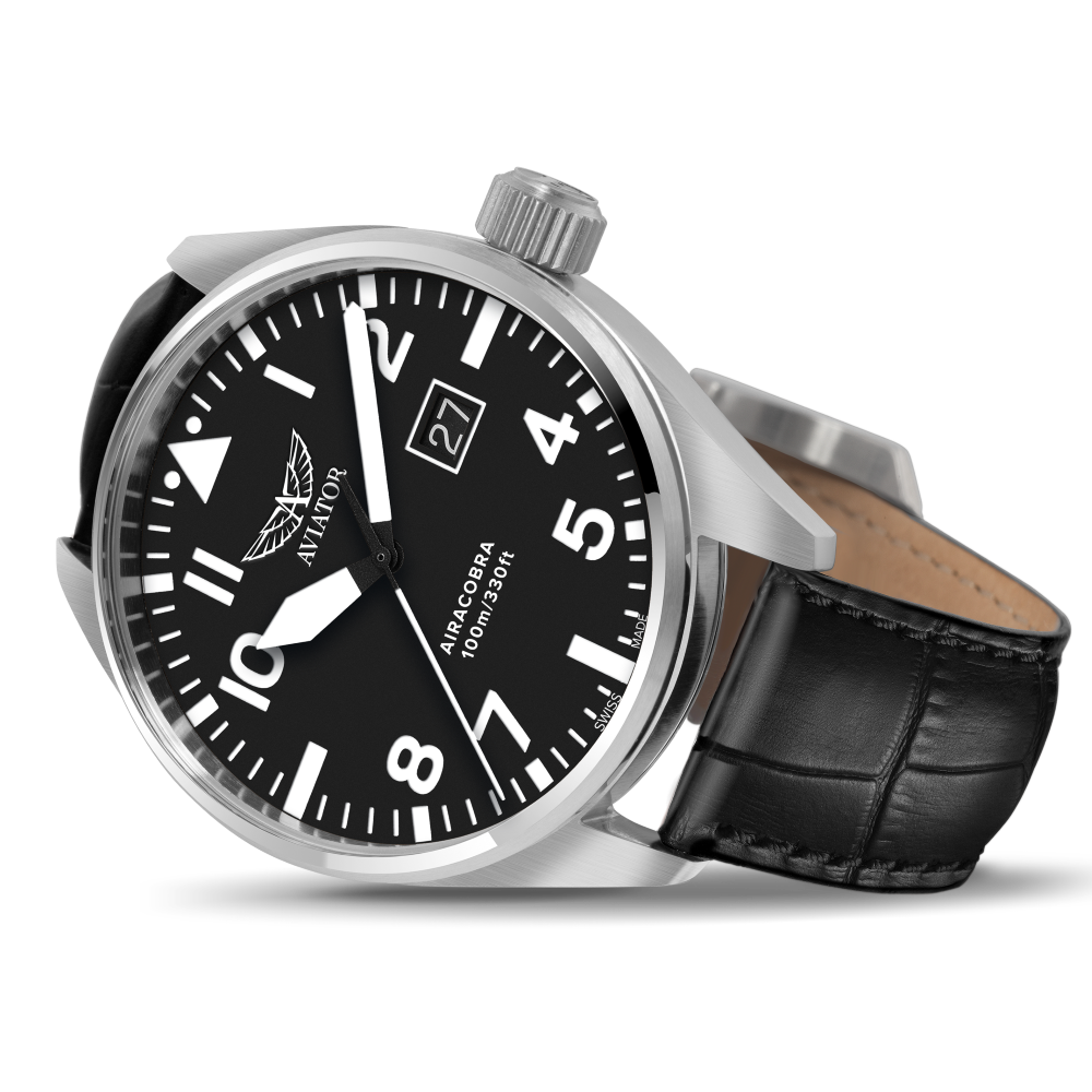 Hodinky AVIATOR SWISS AIRACOBRA P42 V.1.22.0.148.4