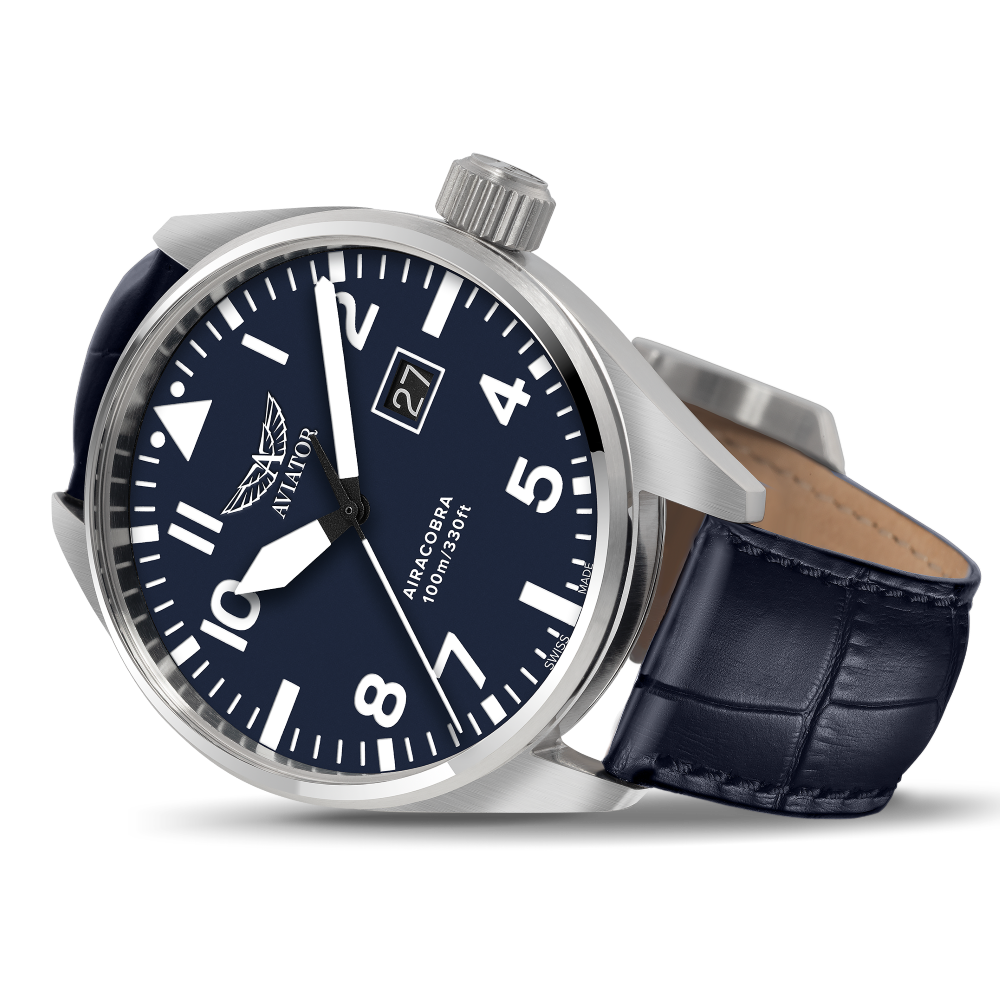 Hodinky AVIATOR SWISS AIRACOBRA P42 V.1.22.0.149.4