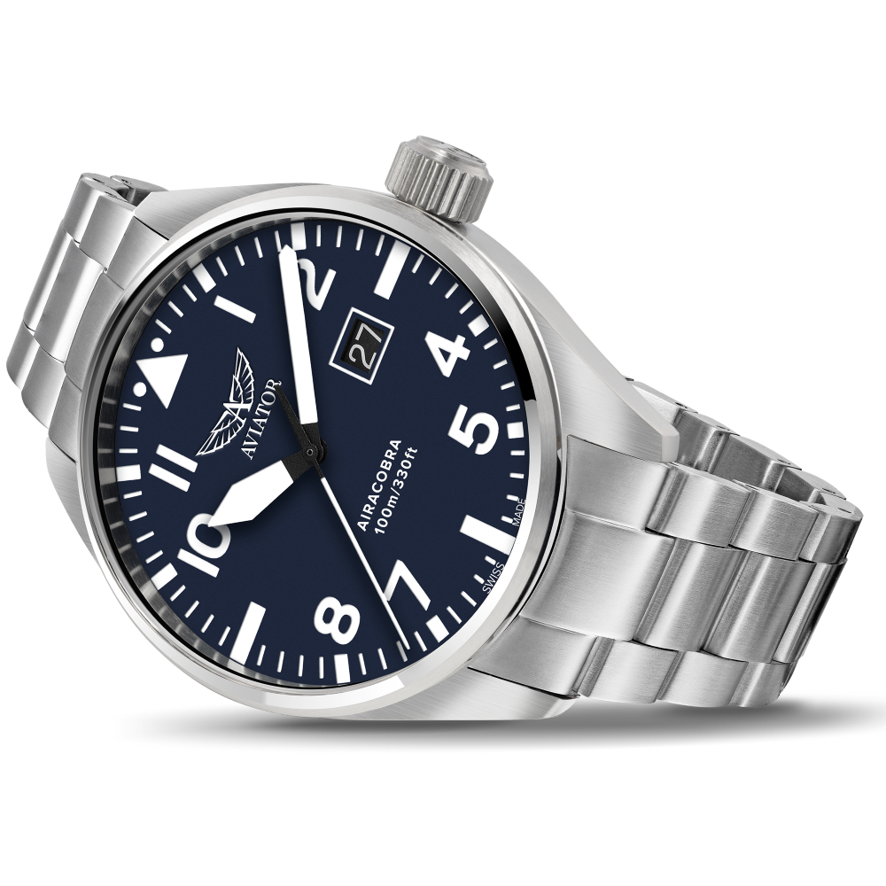 Hodinky AVIATOR SWISS AIRACOBRA P42 V.1.22.0.149.4