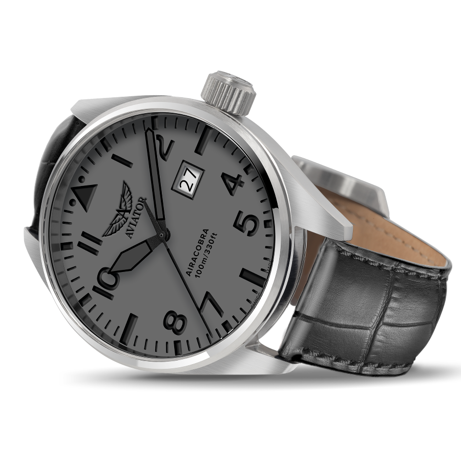 Hodinky AVIATOR SWISS AIRACOBRA P42 V.1.22.0.150.4