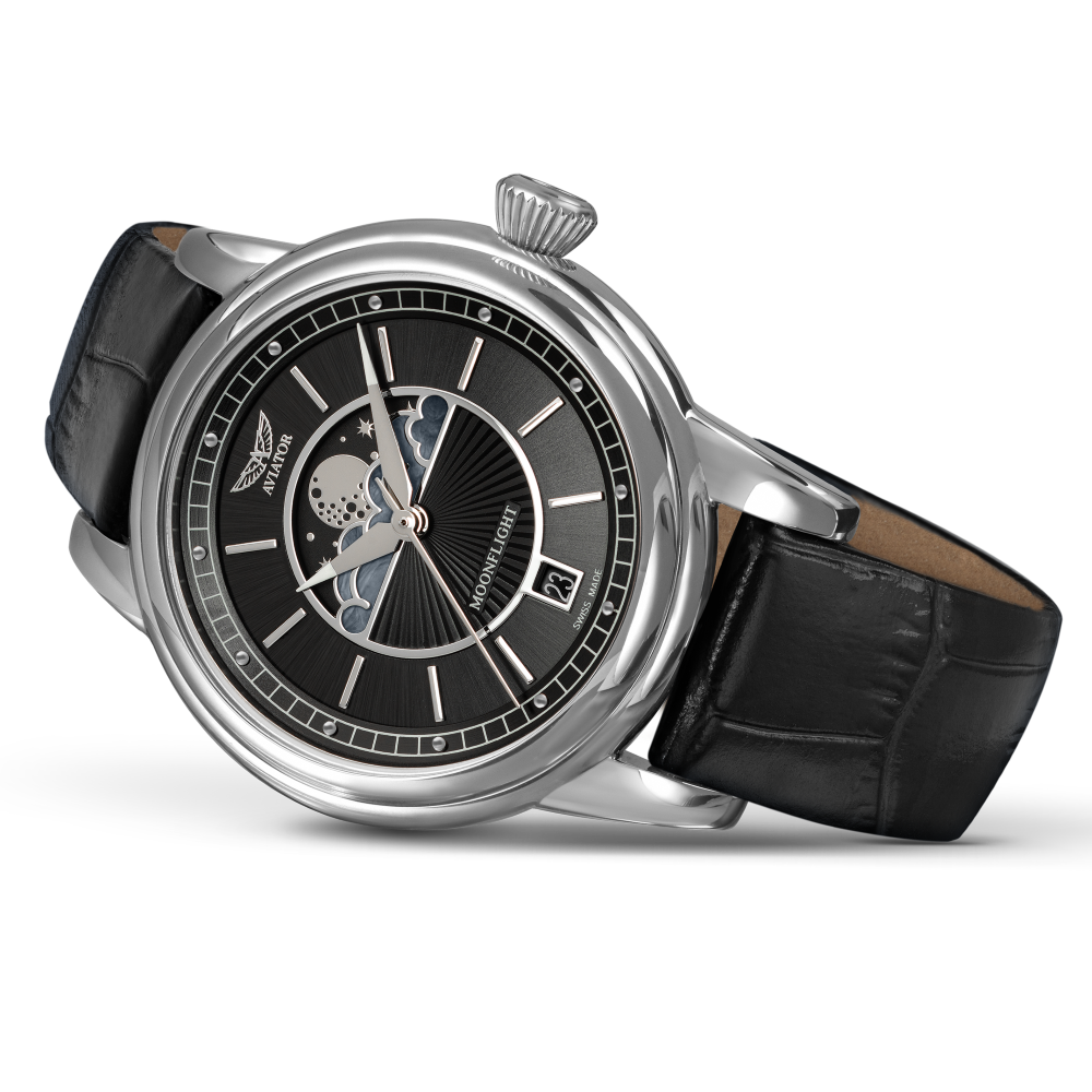 Aviator Swiss DOUGLAS MOONFLIGHT V.1.33.0.252.4 watch