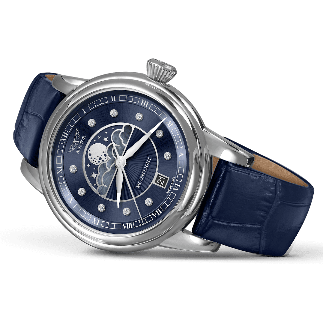 Hodinky Aviator Swiss DOUGLAS MOONFLIGHT V.1.33.0.379.4