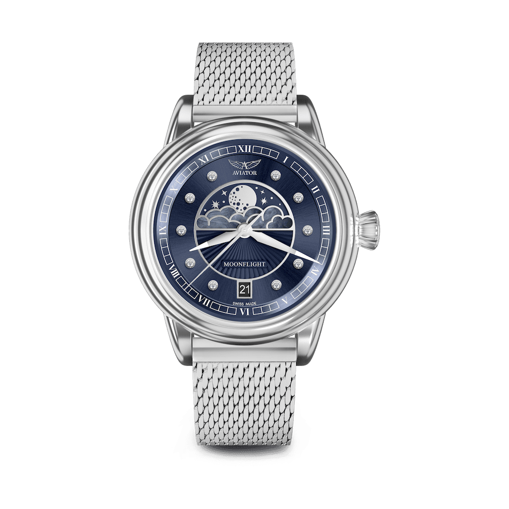 Hodinky Aviator Swiss DOUGLAS MOONFLIGHT V.1.33.0.379.4