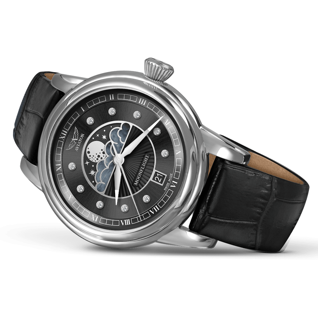 Hodinky Aviator Swiss DOUGLAS MOONFLIGHT V.1.33.0.381.4