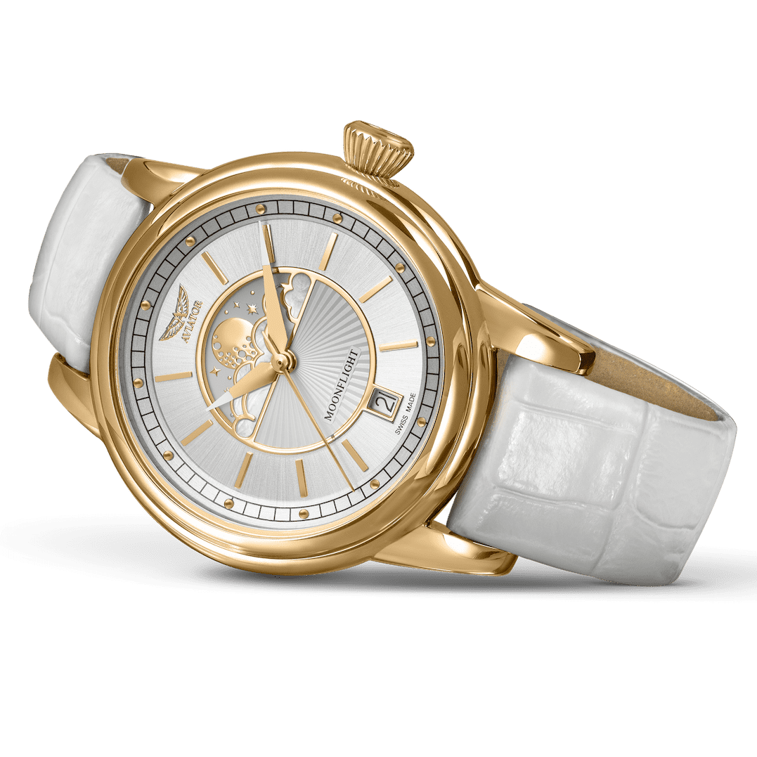AVIATOR SWISS DOUGLAS MOONFLIGHT WATCH V.1.33.1.343.4