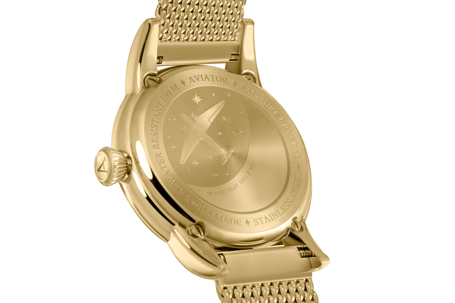 AVIATOR SWISS DOUGLAS MOONFLIGHT WATCH V.1.33.1.343.4