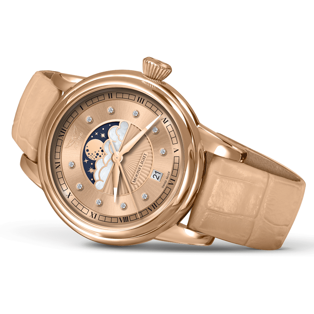 Hodinky Aviator Swiss DOUGLAS MOONFLIGHT V.1.33.2.383.4