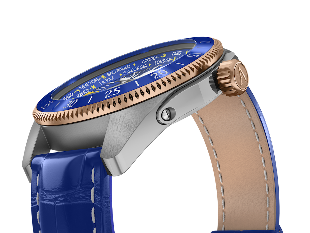 AVIATOR SWISS AIRACOBRA GMT V.1.37.3.308.4 watch