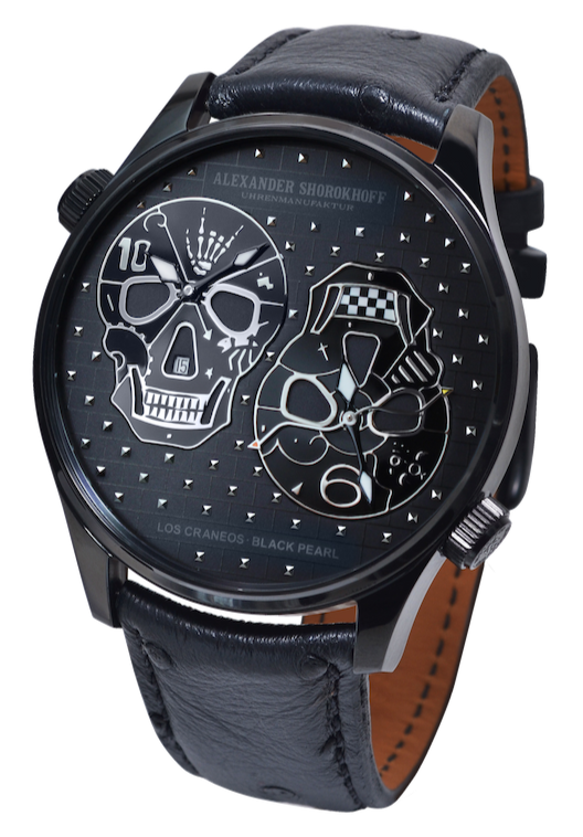 Hodinky Alexander Shorokhoff Black Pearl AS.PL30-LC-CD