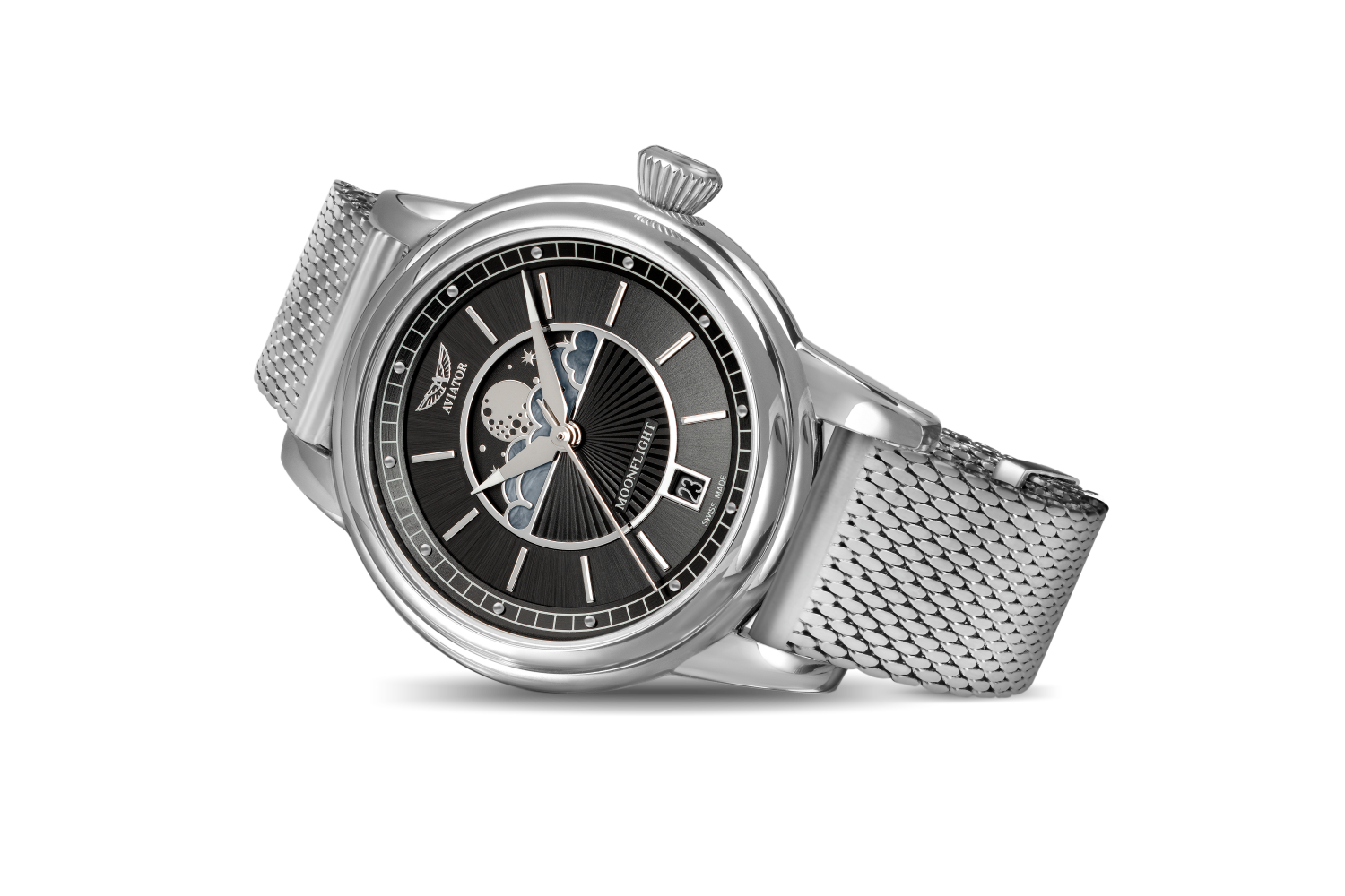 Aviator Swiss DOUGLAS MOONFLIGHT V.1.33.0.252.4 watch