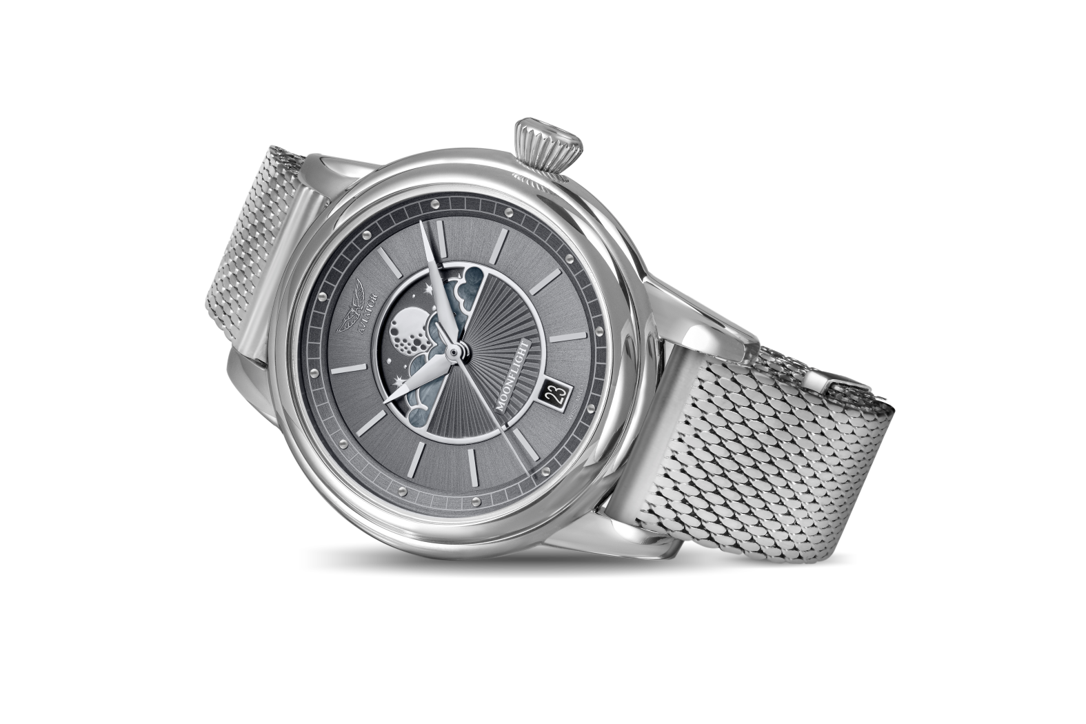 AVIATOR SWISS DOUGLAS MOONFLIGHT WATCH V.1.33.0.254.4