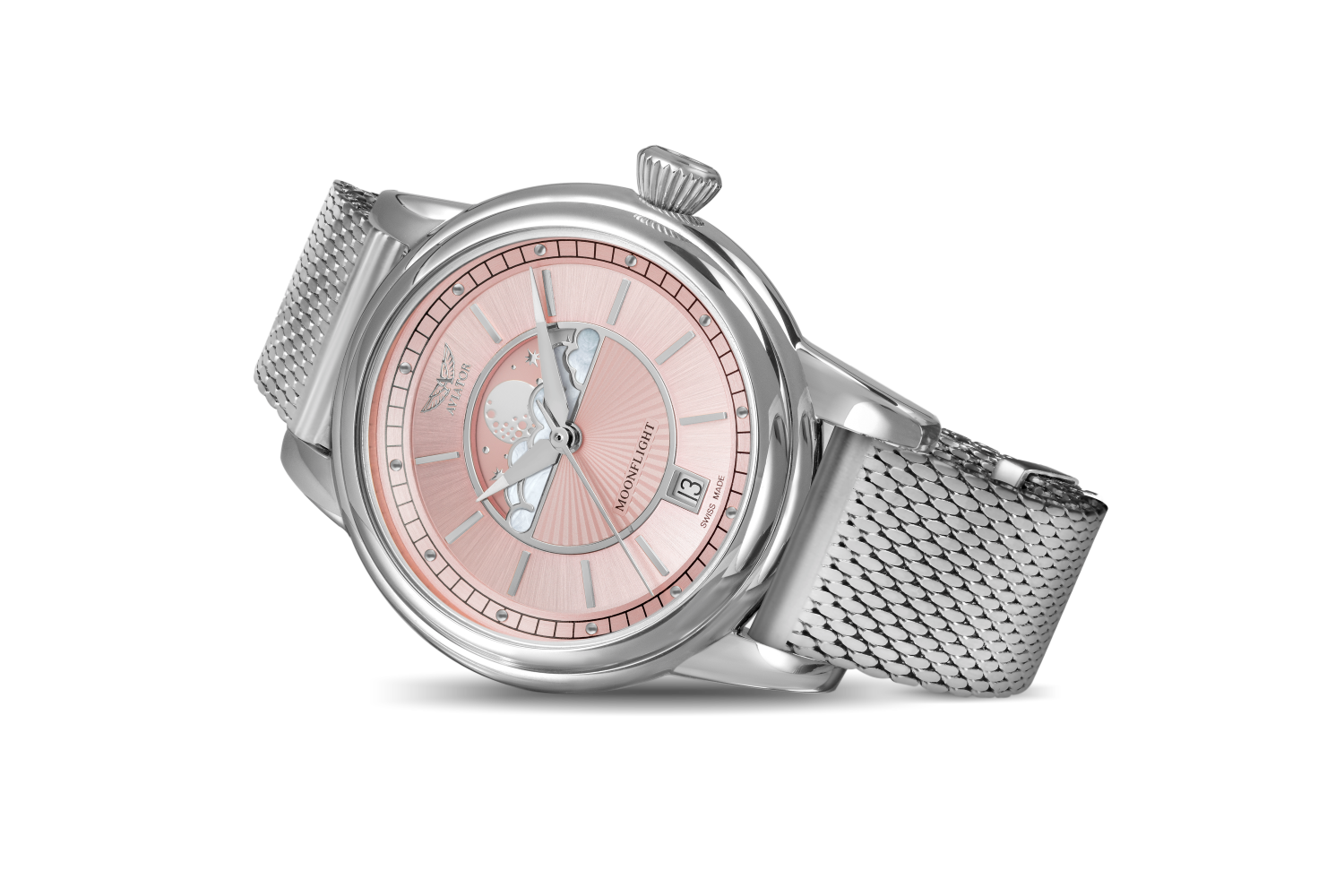 AVIATOR SWISS DOUGLAS MOONFLIGHT WATCH V.1.33.0.257.4