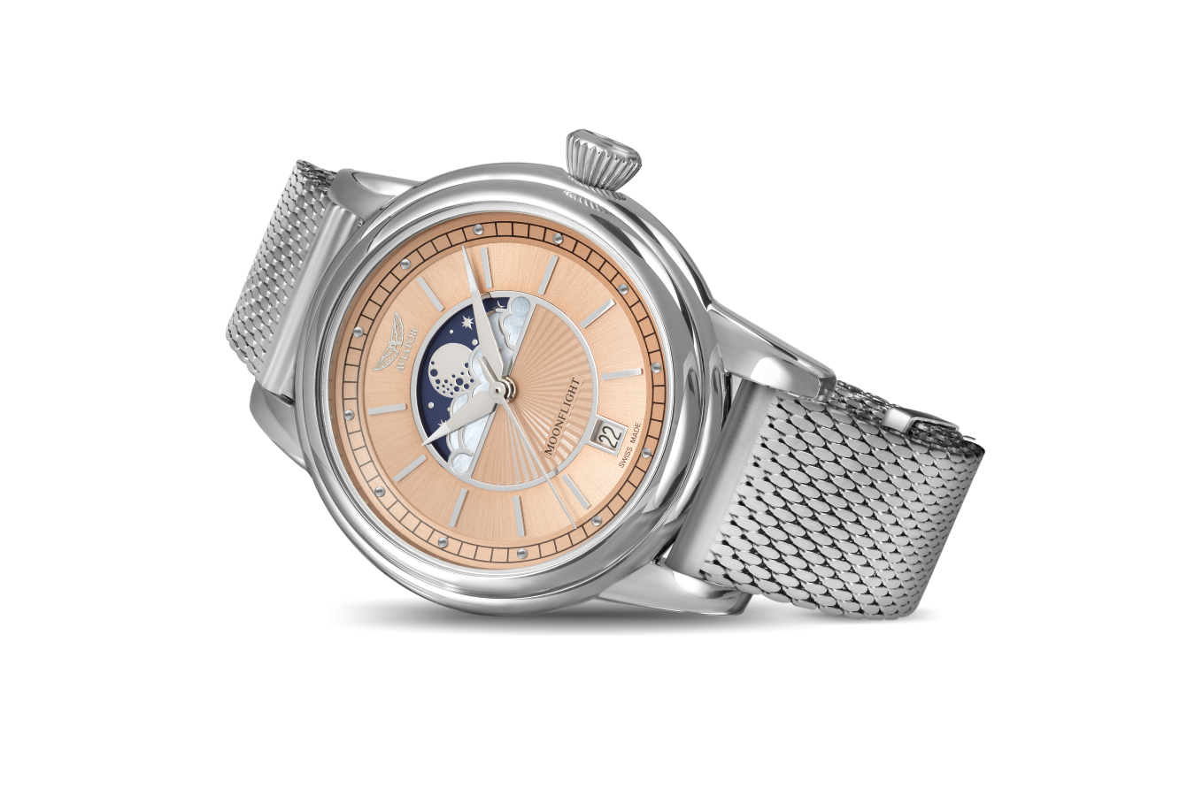 AVIATOR SWISS DOUGLAS MOONFLIGHT WATCH V.1.33.0.259.4