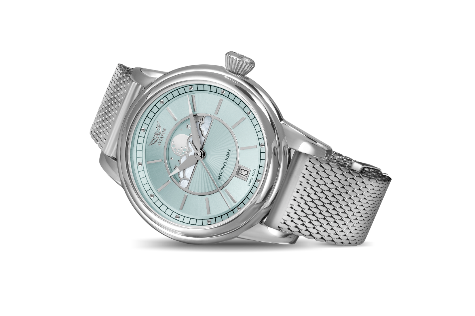 AVIATOR SWISS DOUGLAS MOONFLIGHT WATCH V.1.33.0.261.4