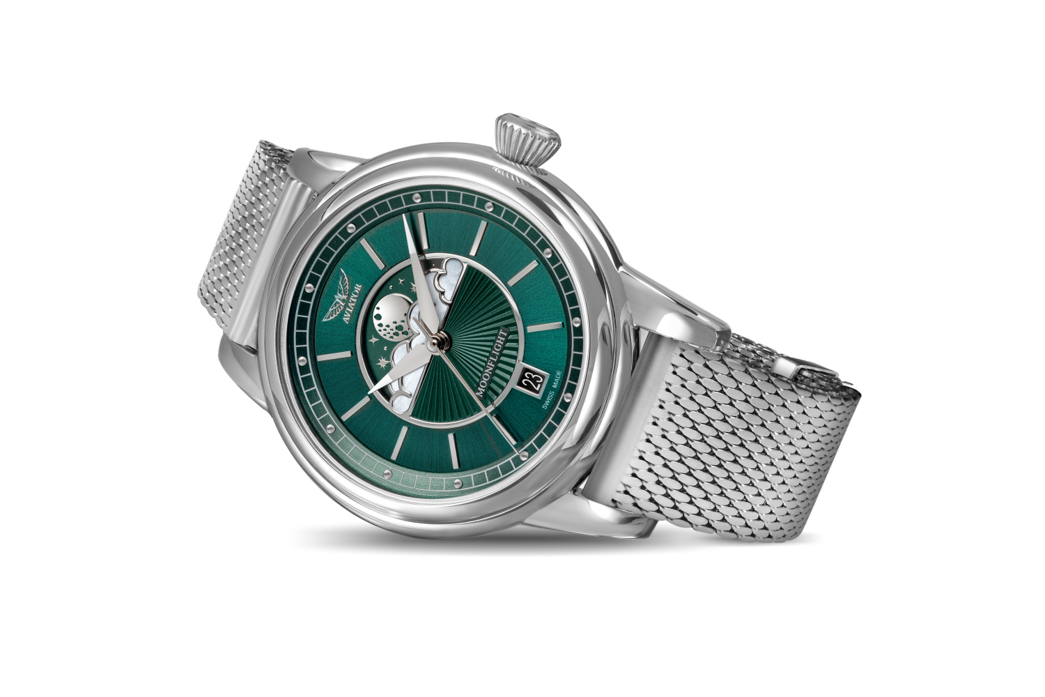 AVIATOR SWISS DOUGLAS MOONFLIGHT WATCH V.1.33.0.262.4