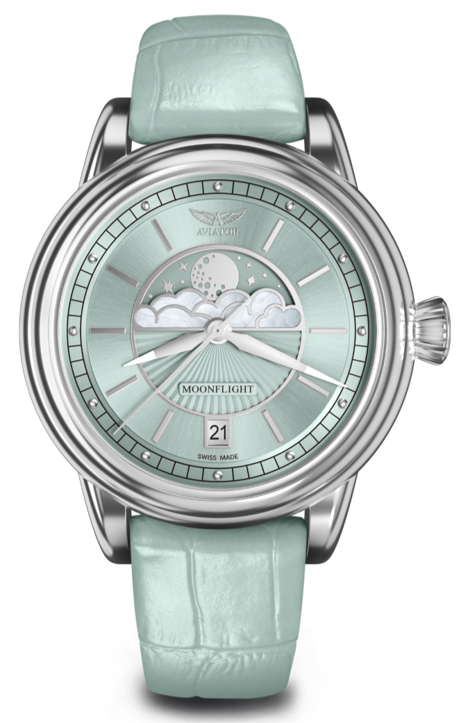 AVIATOR SWISS DOUGLAS MOONFLIGHT WATCH V.1.33.0.261.4