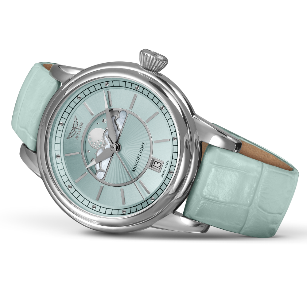 AVIATOR SWISS DOUGLAS MOONFLIGHT WATCH V.1.33.0.261.4