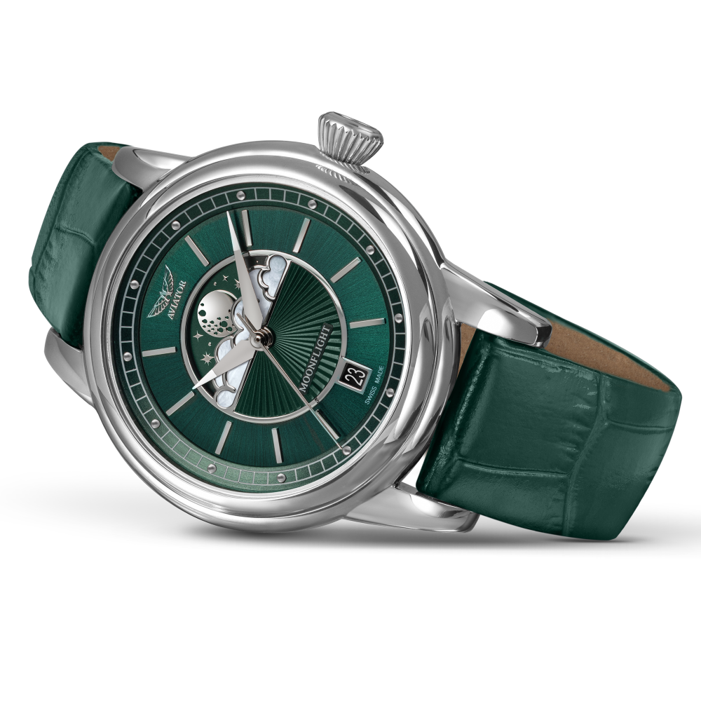 AVIATOR SWISS DOUGLAS MOONFLIGHT WATCH V.1.33.0.262.4