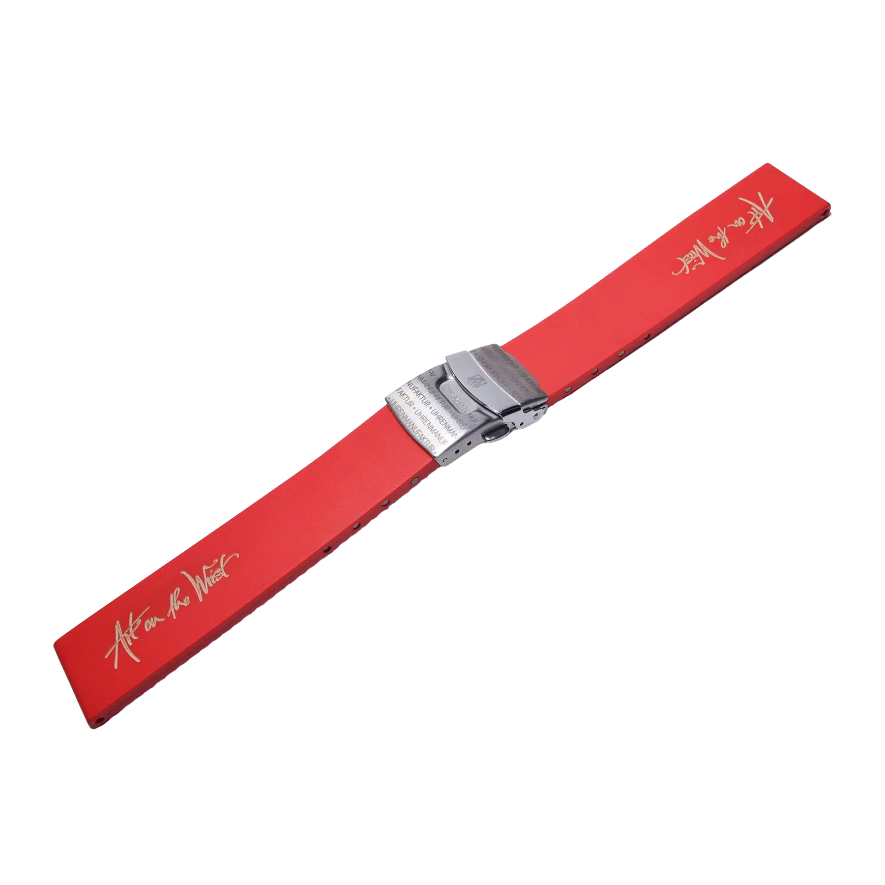 Alexander Shorokhoff rubber strap - red