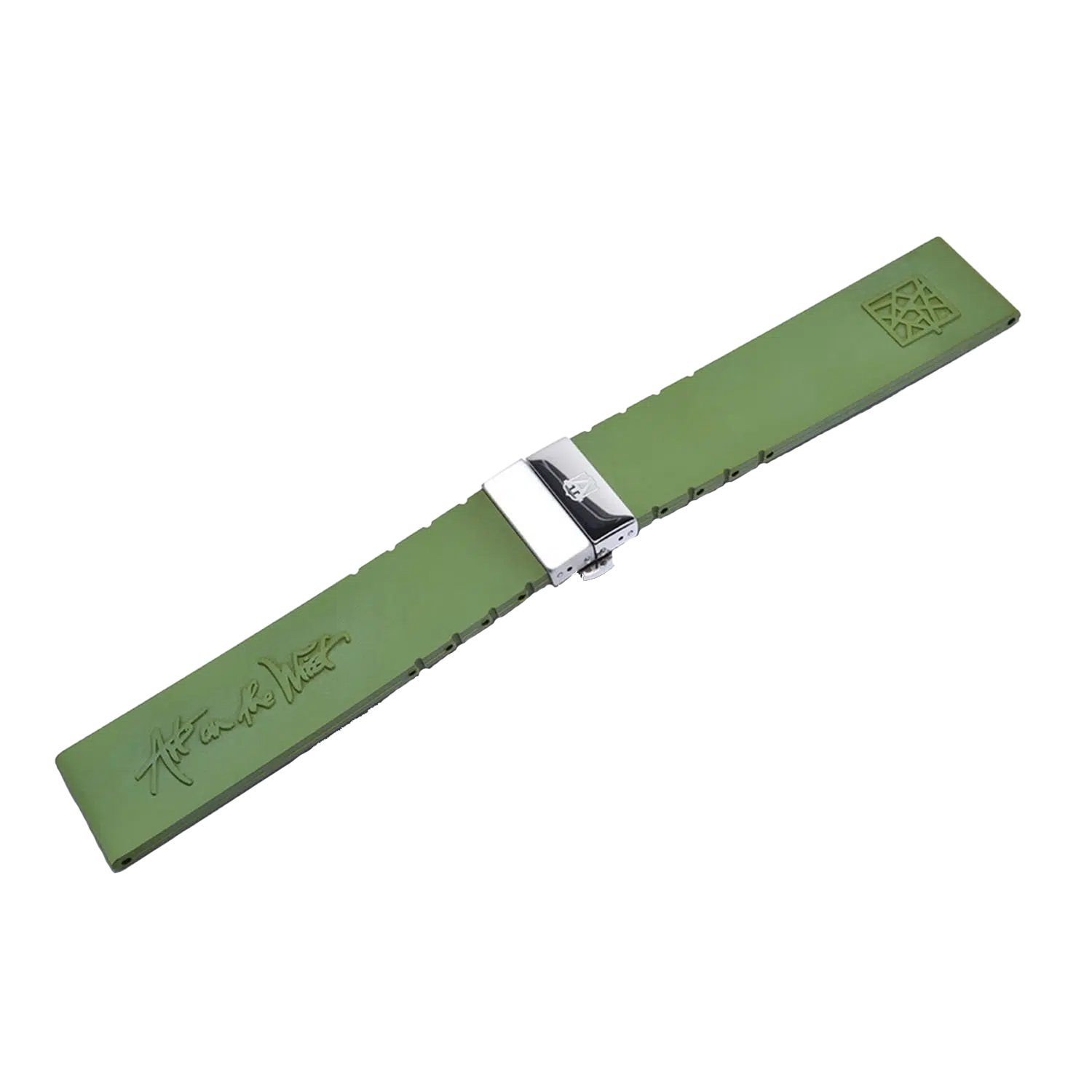 Alexander Shorokhoff rubber strap - green