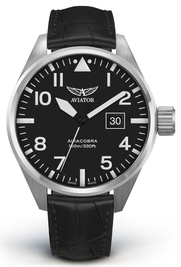 Hodinky AVIATOR SWISS AIRACOBRA P42 V.1.22.0.148.4