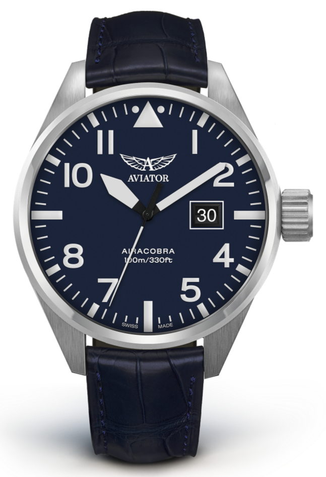 Hodinky AVIATOR SWISS AIRACOBRA P42 V.1.22.0.149.4