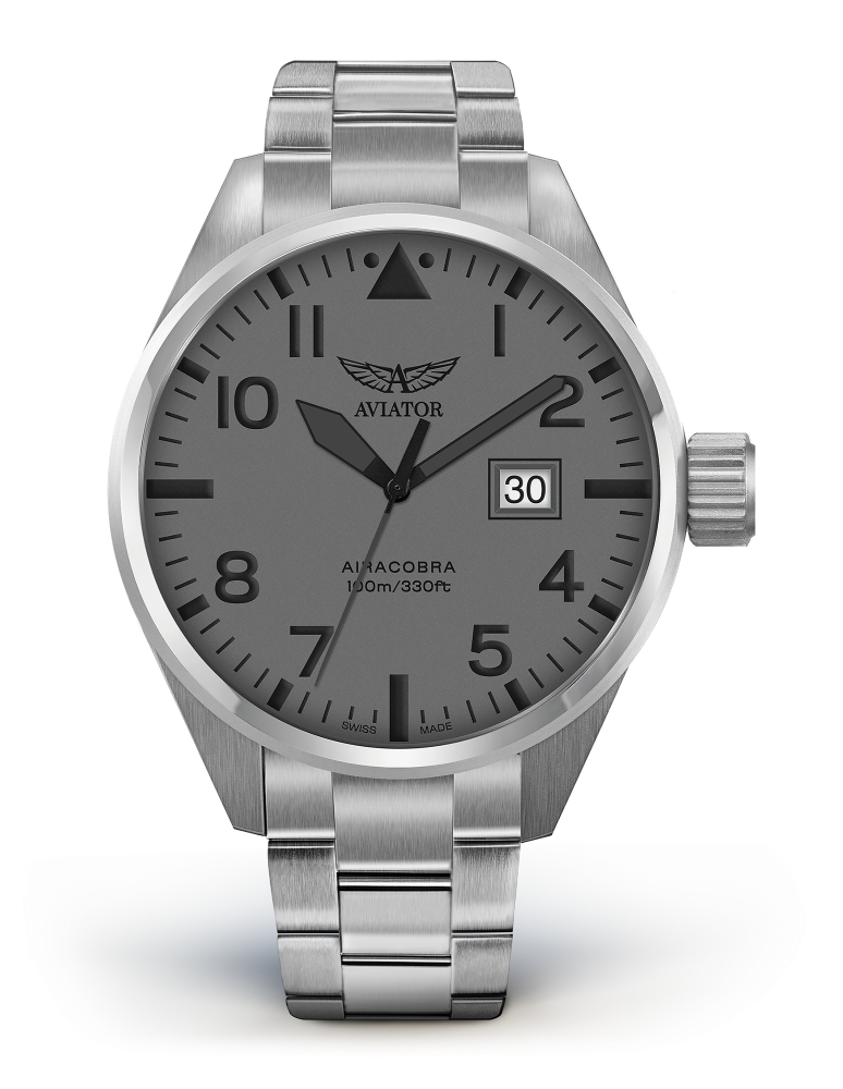 Hodinky AVIATOR SWISS AIRACOBRA P42 V.1.22.0.150.4
