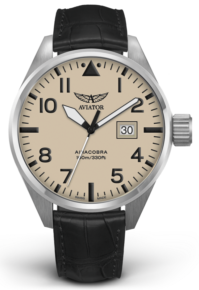 Hodinky AVIATOR SWISS AIRACOBRA P42 V.1.22.0.190.4