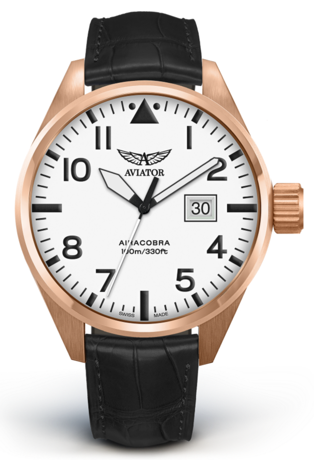 Hodinky AVIATOR SWISS AIRACOBRA P42 V.1.22.2.152.4