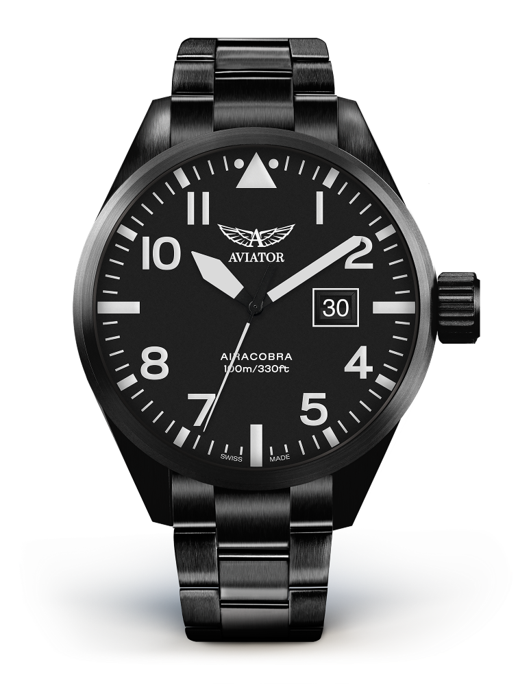 Hodinky AVIATOR SWISS AIRACOBRA P42 V.1.22.5.148.4