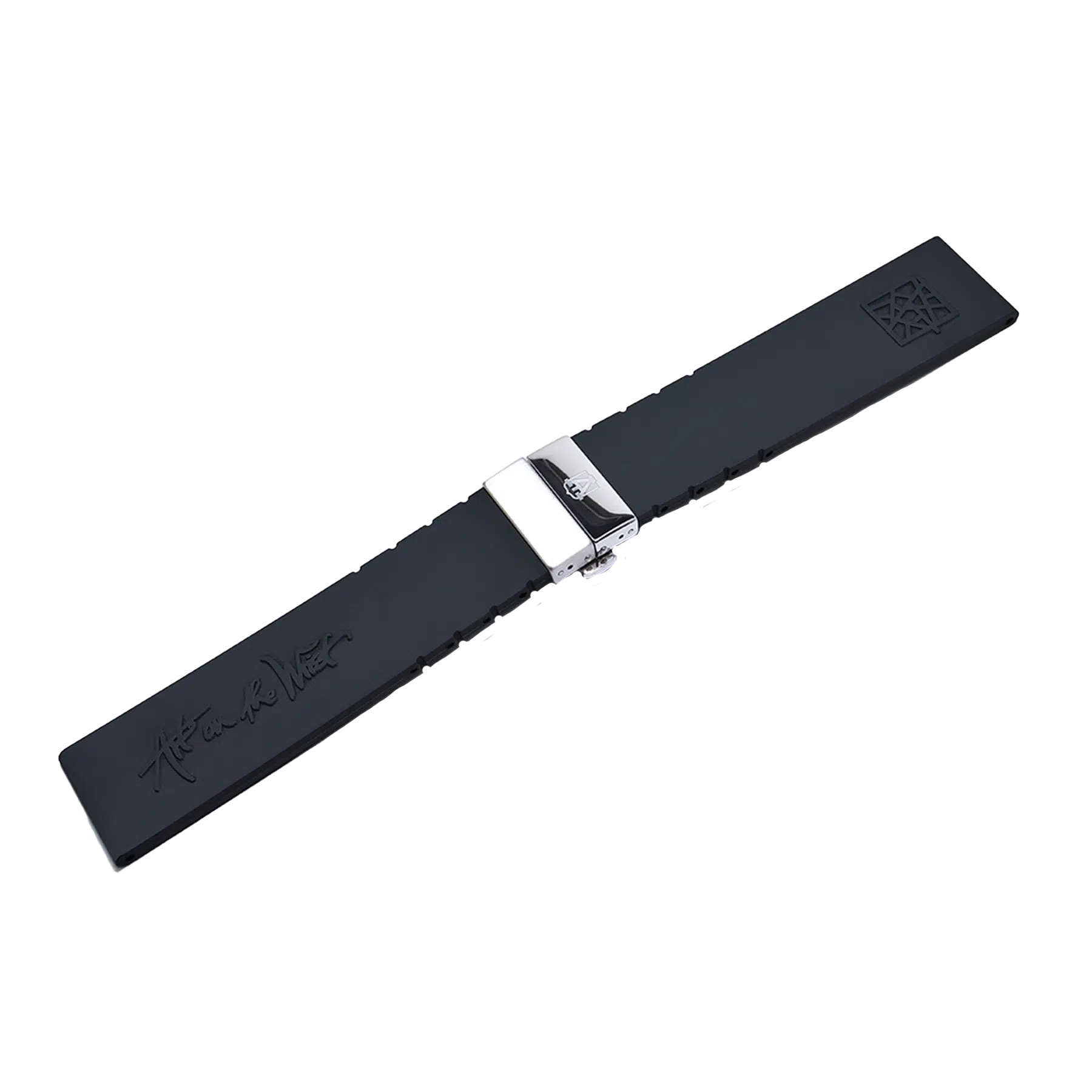 Alexander Shorokhoff rubber strap - black