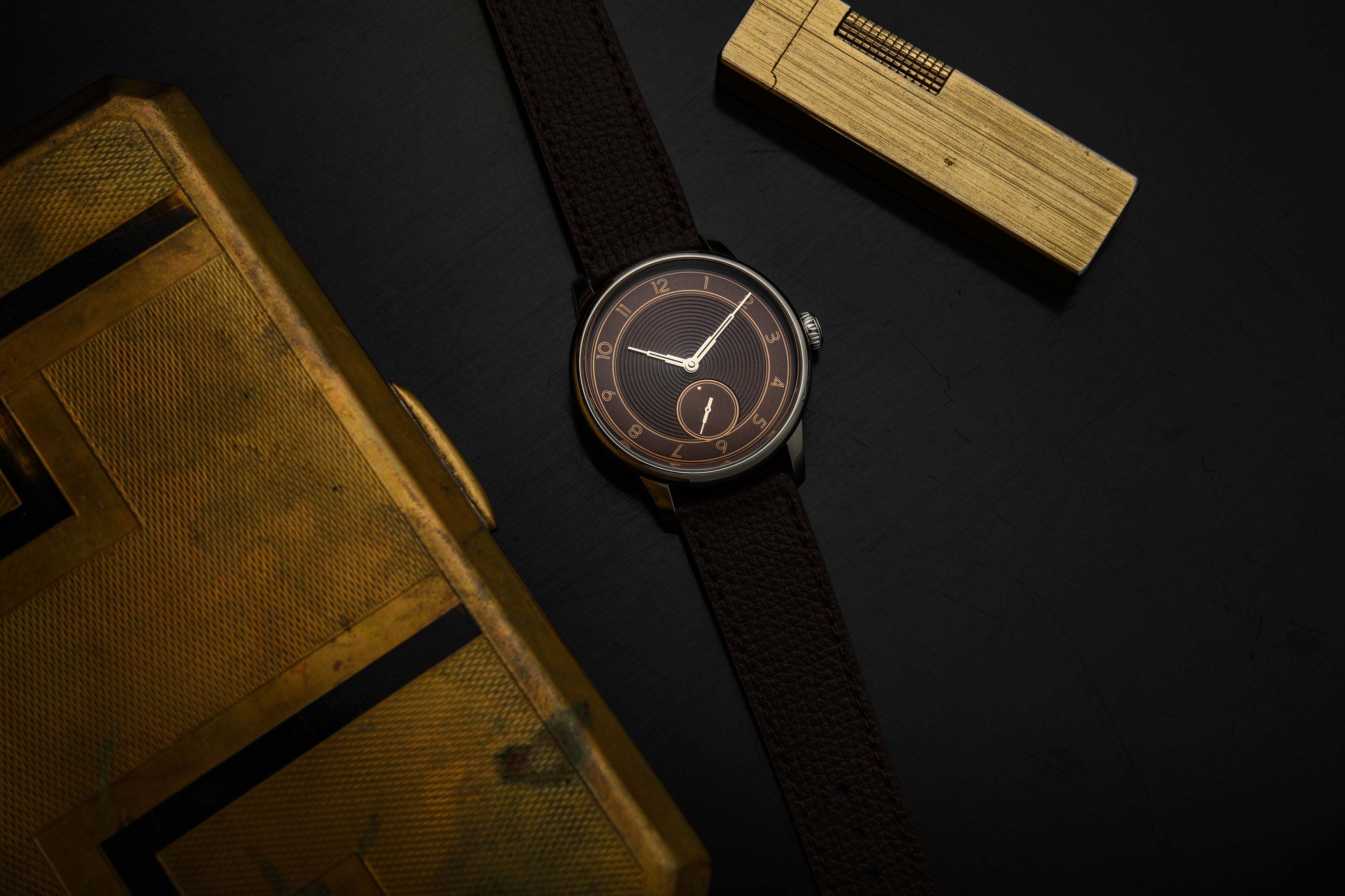 Hodinky La Petite Seconde Metropolis Louis Erard x The Horophile Tobacco